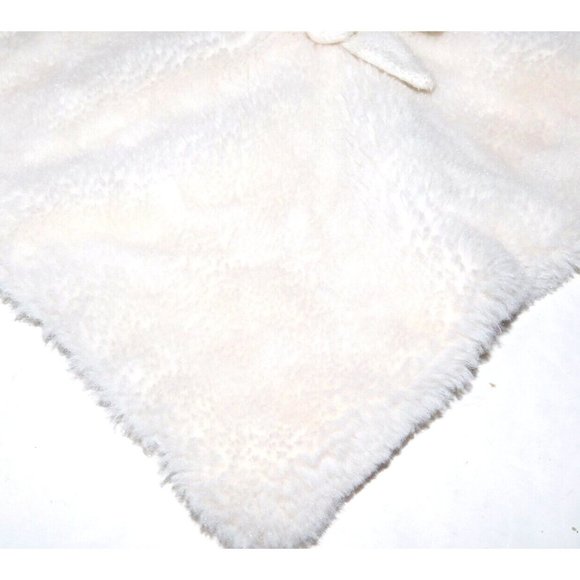 Little miracles White Bunny rabbit Security Blanket Baby Infant lovey nunu Plush - Picture 3 of 6